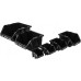 Prosperplast BINEER SHORT Plastový úložný box 92x77x60mm, čierna KBIS10-S411