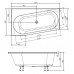 POLYSAN ASTRA WL asymetrická vaňa 165x90x48cm, biela 30611