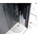 POLYSAN VITRA LINE štvrťkruhová sprchová zástena 900x900mm, R550, číre sklo, ľavá