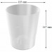 PROSPERPLAST COUBI Kvetináč na orchidey 12,5 cm, fialový transparentný DSTO125