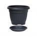 PROSPERPLAST TERRA miska pod kvetináč 33 cm, grafitová POD33