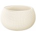 Prosperplast SPLOFY Bowl květináč 37cm, 9l, krémová DKSP370