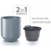 Prosperplast HEOS Kvetináč s vkladom 39cm, meď DPHEW400