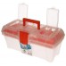Prosperplast IceCube Plastový kufor na náradie transparentné, 398 x 200 x 186 mm N15ICE