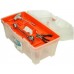 Prosperplast IceCube Plastový kufor na náradie transparentné, 458 x 257 x 227 mm N18ICE