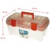 Prosperplast IceCube Plastový kufor na náradie transparentné, 458 x 257 x 227 mm N18ICE