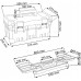 Prosperplast TITAN Plastový kufor na náradie žltý, 554 x 286 x 276 mm NT22CM