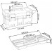 PROSPERPLAST TITAN Plastový kufor na náradie žltý, 554 x 286 x 276 mm NT22CS