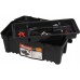 PROSPERPLAST PRACTIC Plastový kufor na náradie čierny, 550 x 267 x 277 mm N22AFI