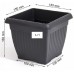 Prosperplast TERRA Kvetináč 15x15x13cm, 1,7l, antracit DKW15