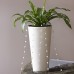 Prosperplast TUBUS SLIM Shine Kvetináč 15 cm, 3,3 l, biela DTUS150S