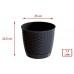 Prosperplast RATOLLA ROUND Kvetináč s miskou 25cm, 7,5 l, umbra DRLO250