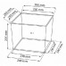Prosperplast RATO SQUARE Kvetináč 26cm, 27l, biela DRTS265