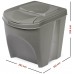 Prosperplast SORTIBOX I Sada 3 odpadkových košov 3x20l, šedý kameňISWB20S3