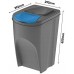 Prosperplast SORTIBOX Sada 3 odpadkových košov 3x35l, antracit IKWB35S3
