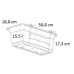 Prosperplast CAMELIA truhlík s miskou 50,8x18,8x17,3cm limetka DCM500