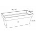 PROSPERPLAST CUBE CASE truhlík 8l, limetka DCUC400