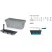 PROSPERPLAST CUBE CASE BETON Truhlík 25,5l, betón DCUC600B