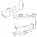 Prosperplast RATO CASE High Truhlík so zavlažovaním 80x33x65cm, umbra DRTC800H