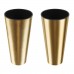 PROSPERPLAST TUBUS CHROME GOLD Kvetináč 2 / 3,3l, zlatá DGT150G