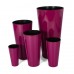 PROSPERPLAST TUBUS SLIM SHINE Kvetináč 4 / 8l, fuchsie lesk DTUS200S