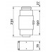 PROTHERM trubka súosá priemer 60/100 mm, 0,2 m, s kontrolným otvorom 0020131254