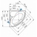 Santech Vaňa OTAVA 1400 x 1400 mm
