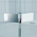 RONAL PUR2 Pur dvojkrídlové dvere, výška 2000mm, chróm / sklo mastercarré PUR2SM11030
