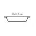 PYREX Zapekacia forma hranatá RED 26 x 12,5 cm