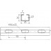 RABOVSKÝ Nosník C 40x20x2 mm, 2000 mm zinok 22022000
