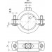 RABOVSKÝ Objímka LUPDsE M8 / M10 2", 60-64 mm dvojdielna 11120064