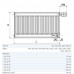 KORADO RADIK panelový pozinkovaný radiátor typ VK - Z 21 300 / 1000 21-030100-60Z10