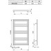 SAPHO RAMA vykurovacie teleso 595x944 mm, antracit, RM-609SS