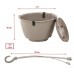 Prosperplast RATOLLA ROUND W Kvetináč závesný 24,3 cm, biela DRLW240
