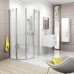 RAVAK CHROME CSKK4-80 štvrťkruhový sprchovací kút, bright alu + transparent 3Q140C00Z1