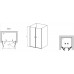 RAVAK CHROME CSDL2-110 sprchové dvere, white + Transparent 0QVDC10LZ1