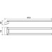 RAVAK 10 ° TD 340 Otočný držiak uterákov, chróm X07P328