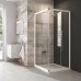RAVAK BLIX BLRV2-80 Sprchovací kút white-Transparent 1LV40100Z1