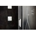 RAVAK MATRIX MSDPS-100/100 L Sprchové dvere s pevnou stenou, satin+Transparent 0WLAAU00Z1