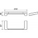 RAVAK 10 ° TD 300 Držiak na uterák dĺžka: chróm 25 cm X07P324