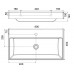 RAVAK NATURAL 800 Umývadlo 80 x 45 cm, biele XJO01280000