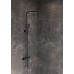 RAVAK 10° FREE BLACK TD F 091.20 Sprchový stĺp s termostat. batérií a setem X070160