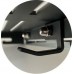 RAVAK SLIM C Polička 290 x 206 x 22 mm čierna/chróm X07P576