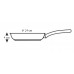 RENBERG Panvica s mramorovým povrchom 24 cm, zelená RB-1505zele