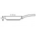RENBERG Panvica s mramorovým povrchom 28 cm, čierna RB-1123
