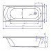 RIHO vaňa MIAMI 170x70 cm BB62