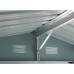 Riwall RMSA 6x8 Brown - záhradný domček kovový 2,4 x 1,7 m SD-X0608-H170C-B