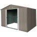 Riwall PRO RMSA 8x10 Brown - záhradný domček kovový 3 x 2,4 m SD-X0810-H170C-B