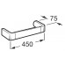 Roca Select závesná tyč na uteráky 450 mm, chróm 7816310001