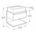 Roca Hall skrinka 54 x 56,5 x 24 cm, výklopné dvierka, dub 7856433611